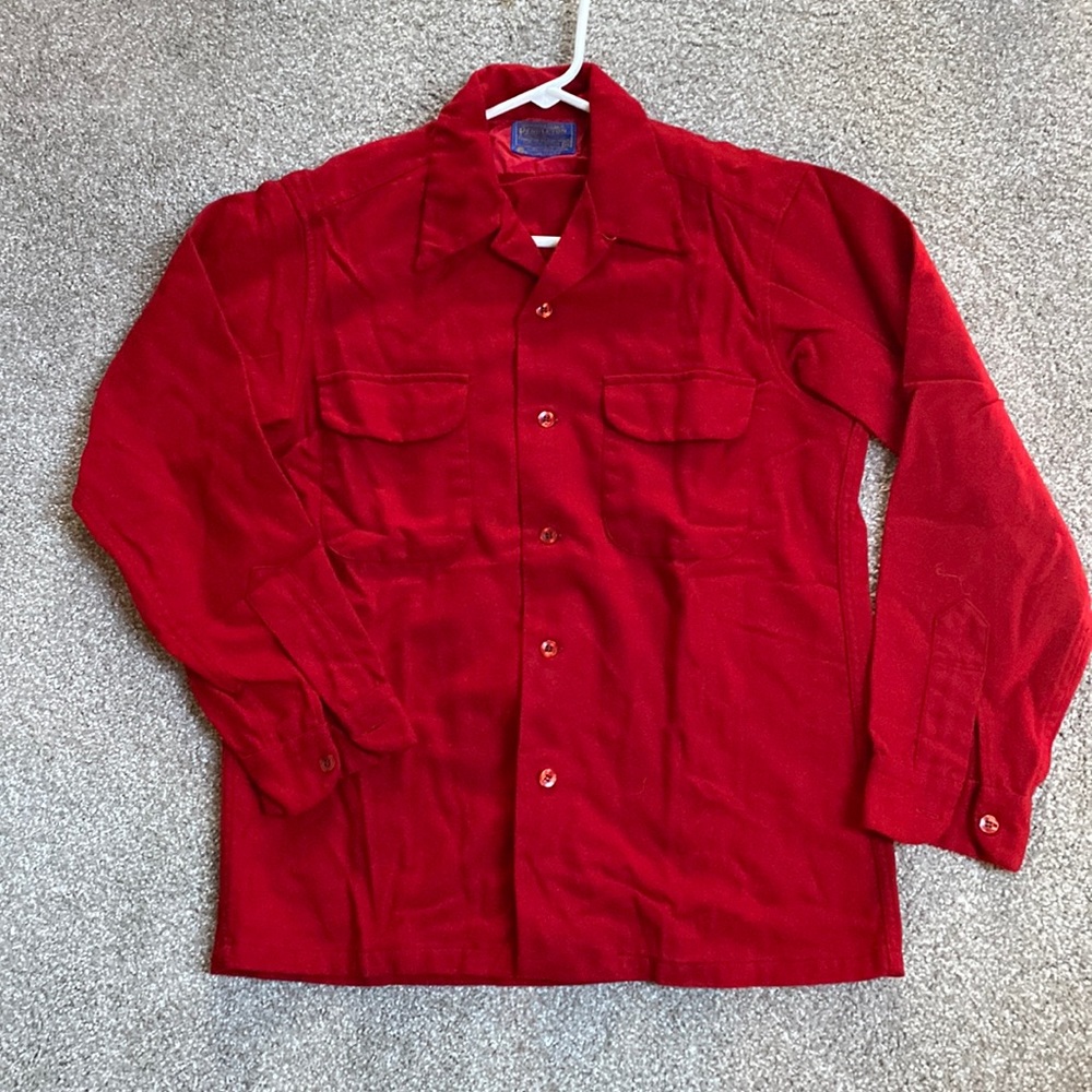 100% wool Pendleton button up shirt